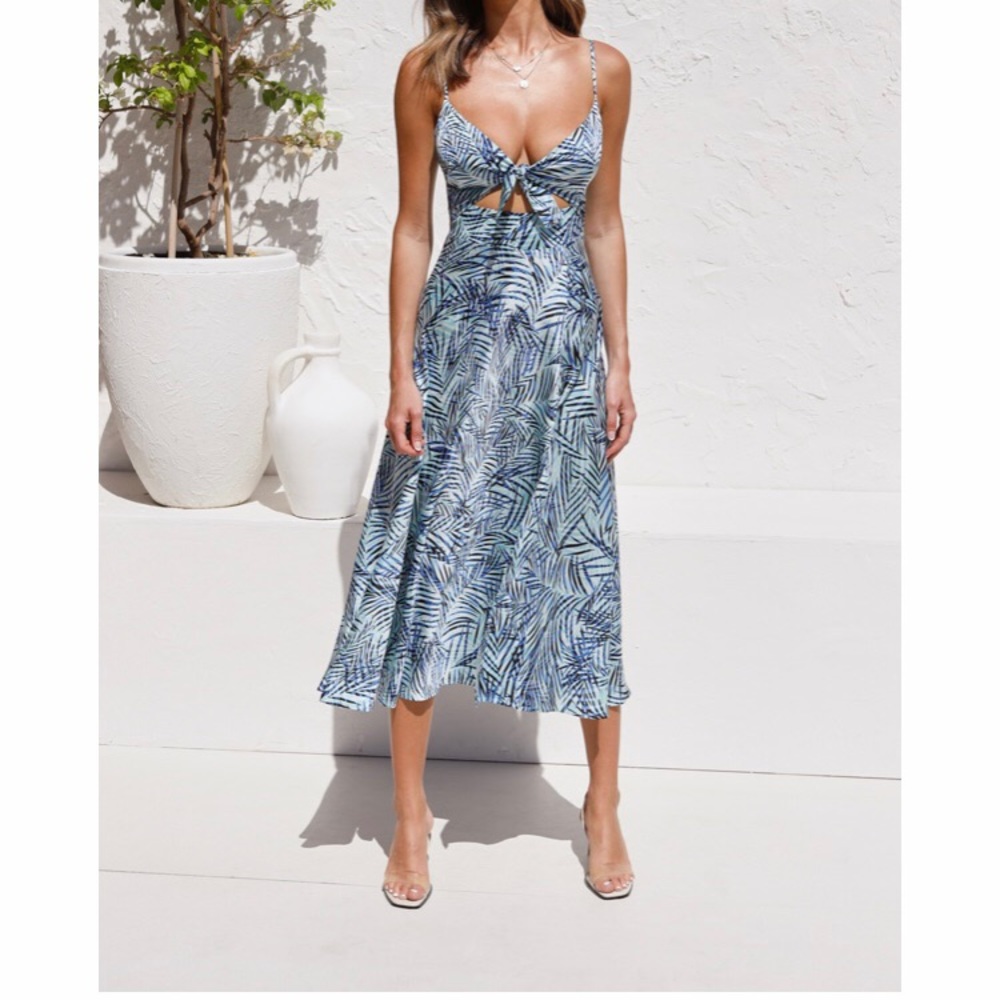 Paloma Dress BLUE PRINT